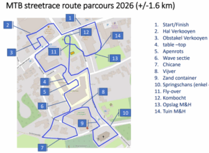 Streetrace parcours 2026